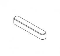 Product picture of the Accessory Metal shaft key 4mm square by 25mm long